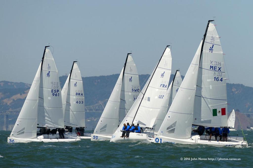  J-70 Worlds, Day 1 - 27 September, 2016. © John Navas 